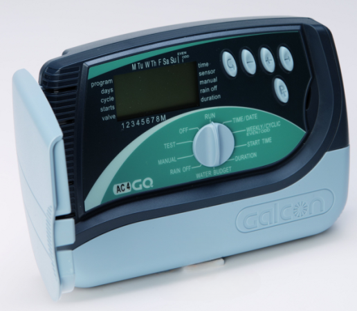 Galcon Steuergerät 8814 - ACGQ 4 Stationen, Bewässerungssteuergerät für 4 Stationen 24 VAC